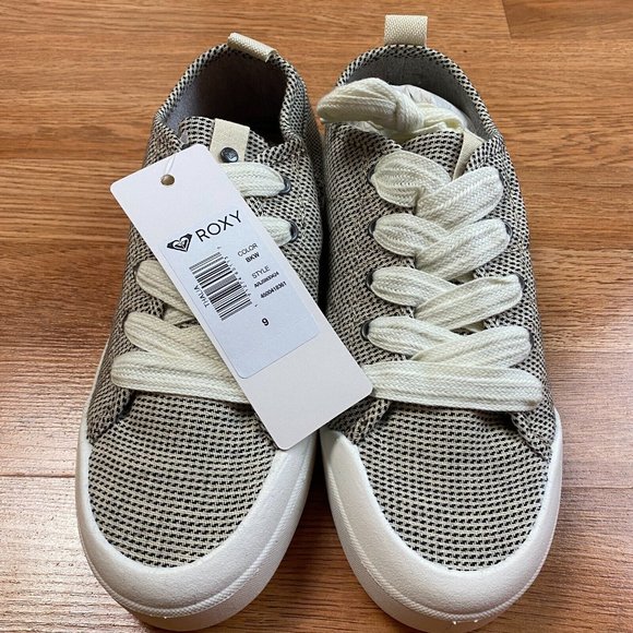 Roxy Sneakers Shoes Size 9 Women's Black White ARJS600424 Adults With Box A3 - Picture 2 of 9